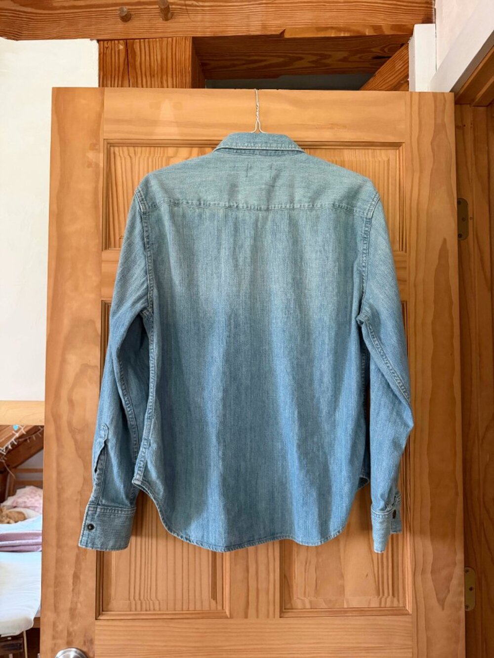 Billy Reid Shoals Denim Shirt L - Picture 5 of 11